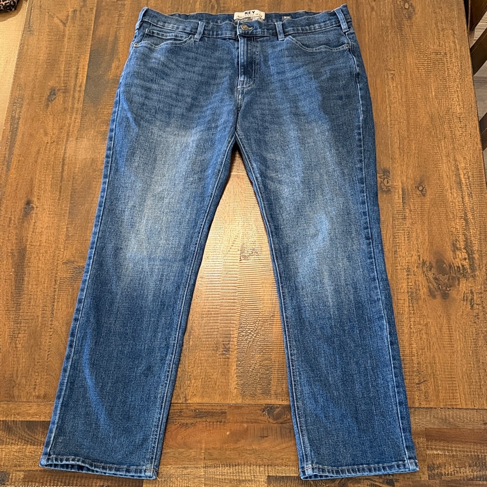 KEY Aristocrat McKey Straight Fit Boot Cut Jeans